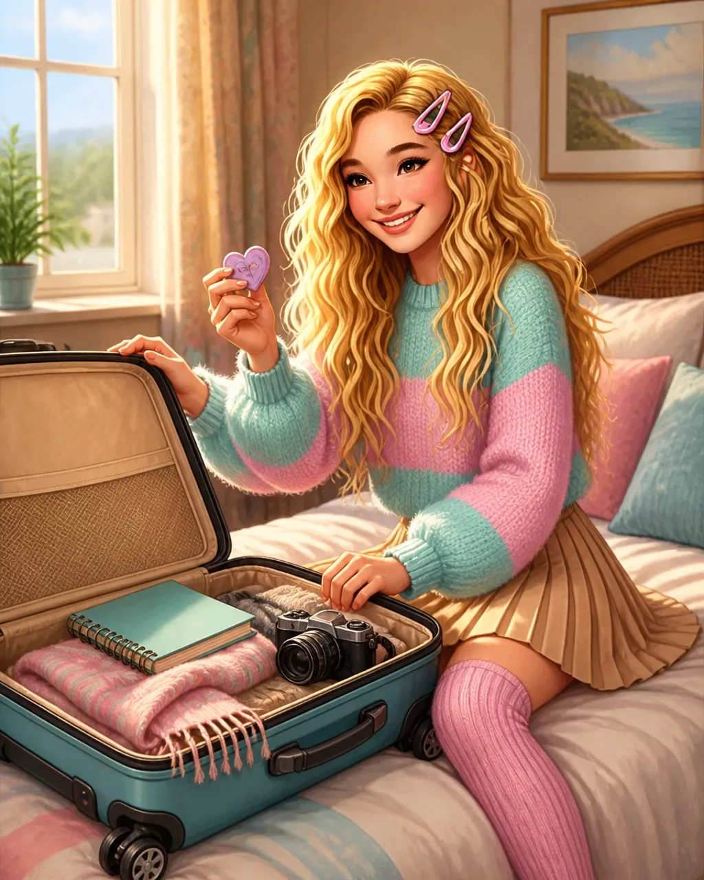 Bella durante Unboxing Bella