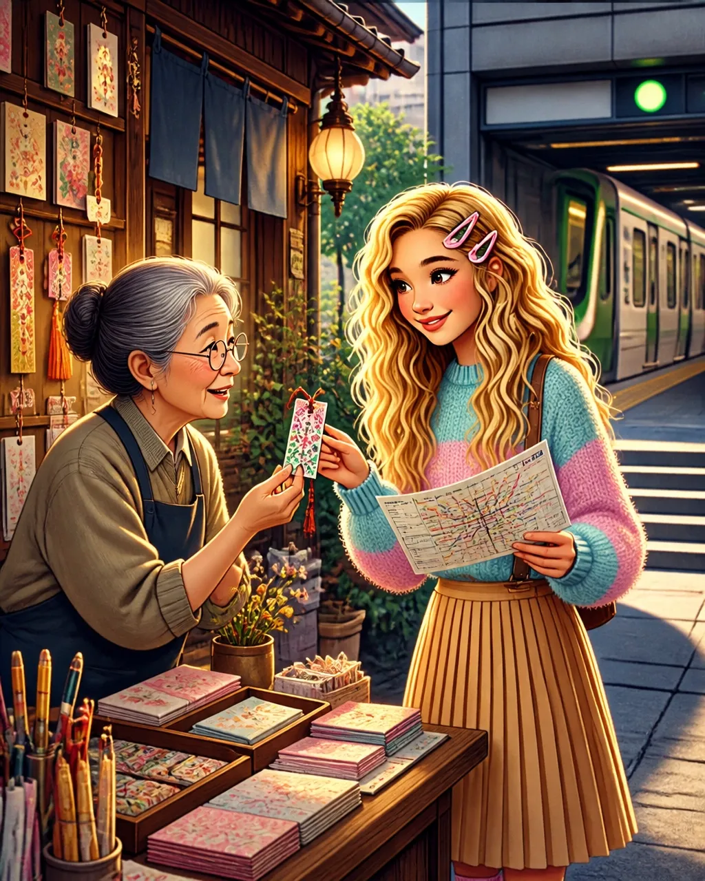 Bella descubriendo Tokio