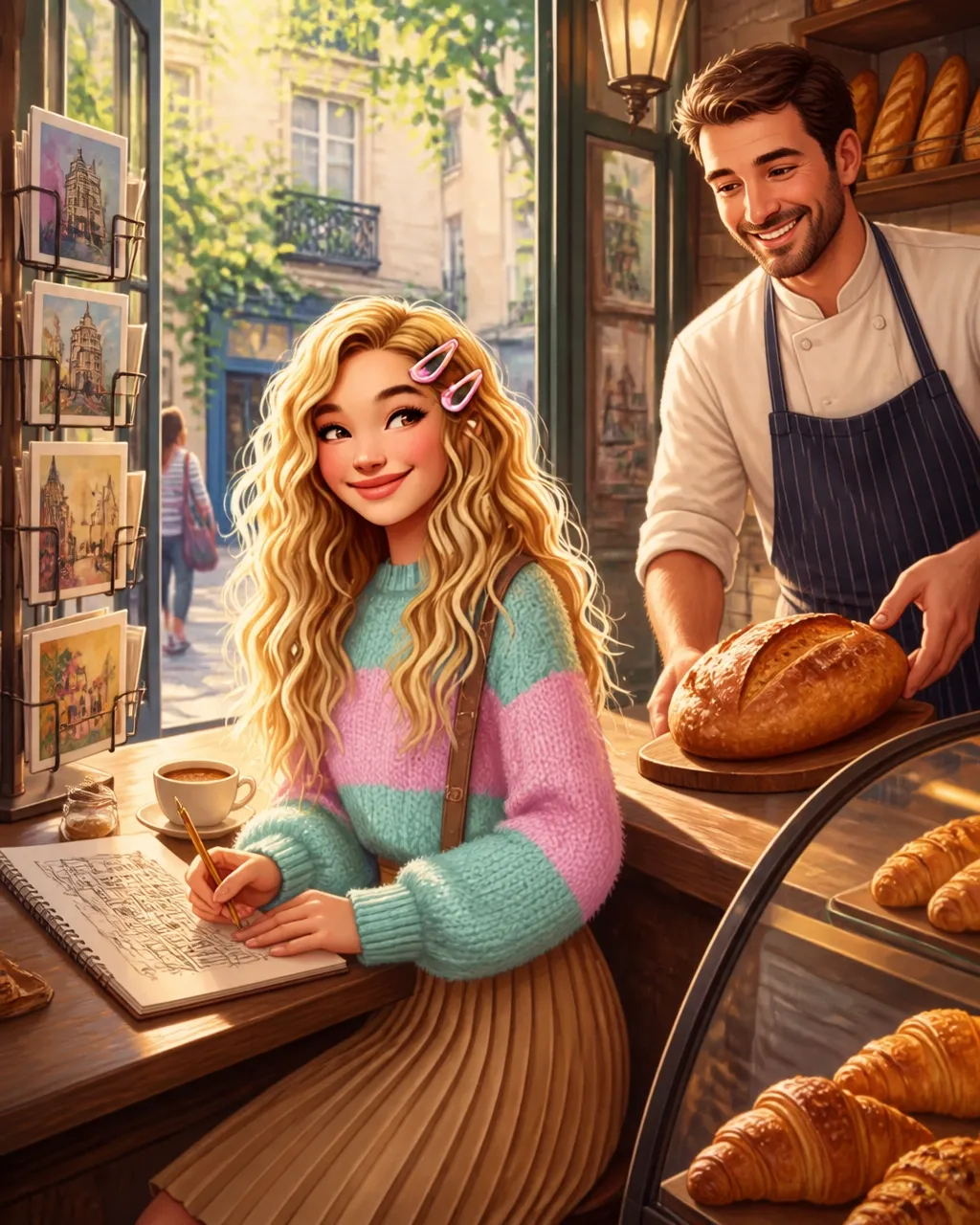 Bella descubriendo París